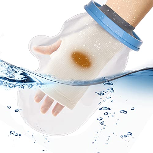 Hand Cast Cover for Shower Bath, Qbily Waterproof Cast Cover Adult Watertight...