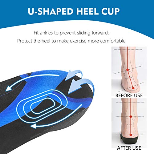 3/4 Arch Support Insoles for Women/Men,QBK Orthotics Shoe Insoles High Arch S...