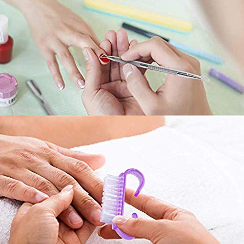 Nail Polish Remover Tools Kit - 500 Pcs Gel Polish Remover Cotton Pads, 10 Pc...