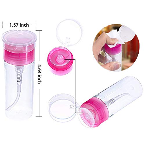 Nail Polish Remover Tools Kit - 500 Pcs Gel Polish Remover Cotton Pads, 10 Pc...