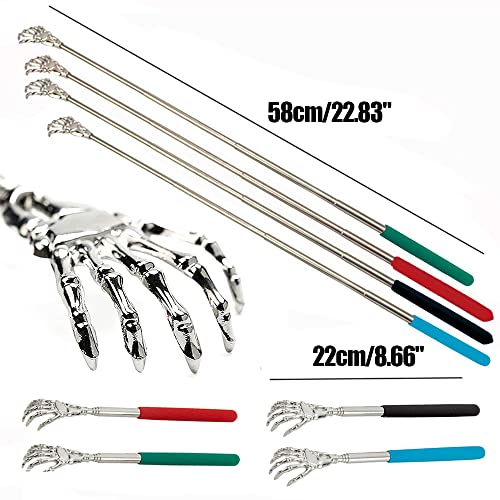 QIANHUI (4-Pack) Back Scratcher for Women Men Telescopic Work Manual Scratche...