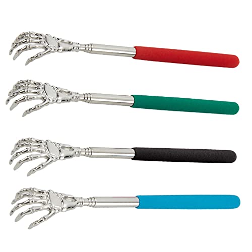 QIANHUI (4-Pack) Back Scratcher for Women Men Telescopic Work Manual Scratche...