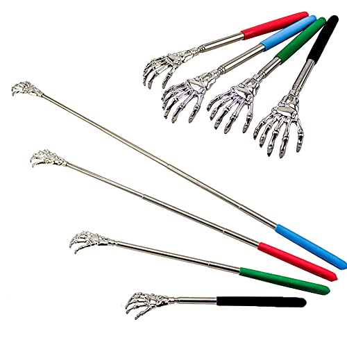 QIANHUI (4-Pack) Back Scratcher for Women Men Telescopic Work Manual Scratche...