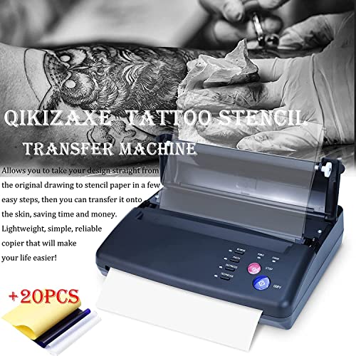 Thermal Copier Tattoo Stencil Transfer Copier Printer Permanent Tattoos with ...