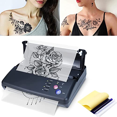 Thermal Copier Tattoo Stencil Transfer Copier Printer Permanent Tattoos with ...