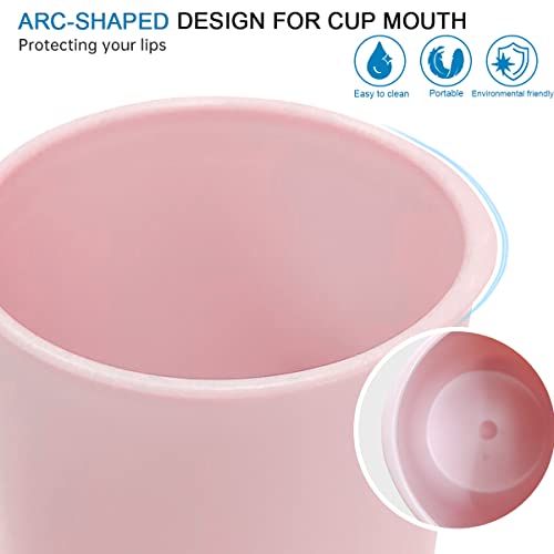 2 Pcs Travel Toothbrush Cover Case, Toothbrush Holder with Cup 7.8 inches Por...