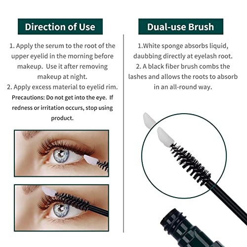 Premium Eyelash Growth Serum and Eyebrow Enhancer, Easy To Use & Enhancing Ey...