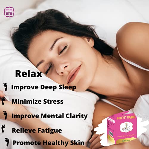 QiMOXA Upgraded Foot Pads-Nature Pads for Foot Care-Highly Effective Odor Rem...