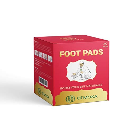 QiMOXA Upgraded Foot Pads-Nature Pads for Foot Care-Highly Effective Odor Rem...