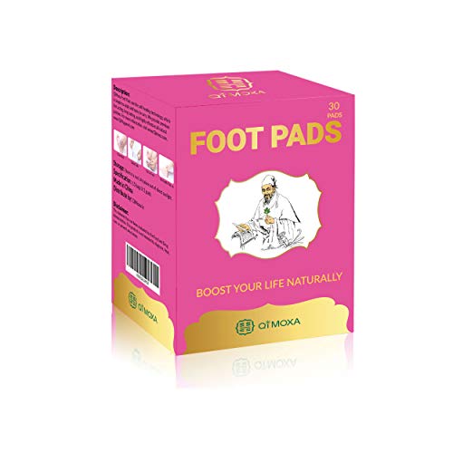 QiMOXA Upgraded Foot Pads-Nature Pads for Foot Care-Highly Effective Odor Rem...
