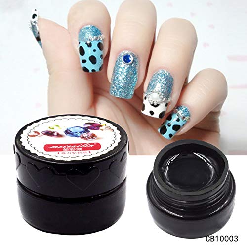 QIMYAR Super Sticky Rhinestone Glue Adhesive Builder Tip Manicure Nail Art De...