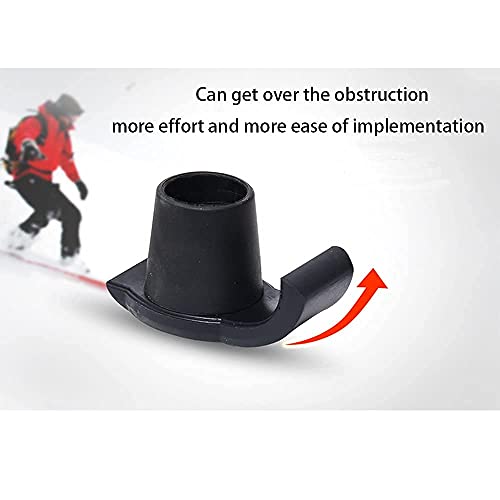 Walker Ski Glides, for1 1/8 Inch Tubes,Pop and Glide Easy Use Walker Skis, He...