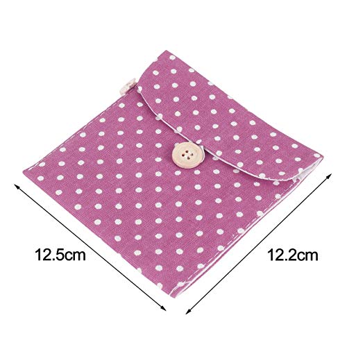 Qiningxia Sanitary Napkins Bag Menstrual Cup Pouch Nursing Pad Holder Cute Po...