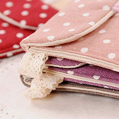 Qiningxia Sanitary Napkins Bag Menstrual Cup Pouch Nursing Pad Holder Cute Po...