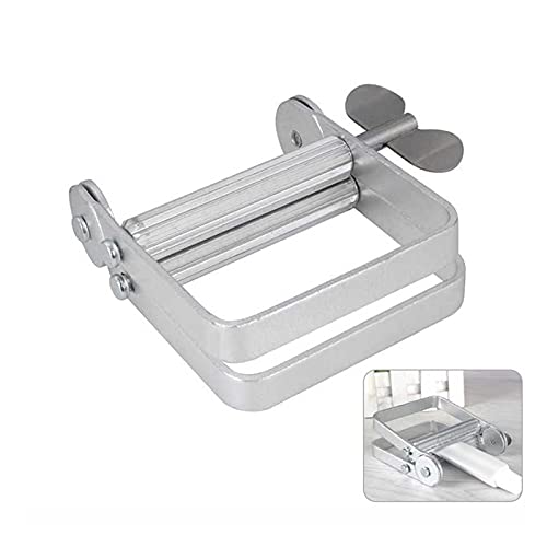 Qinndhto 1pcs Tube Squeezer Lazy Toothpaste Dispenser Metal Squeezing Tools H...