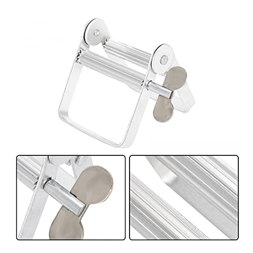 Qinndhto 1pcs Tube Squeezer Lazy Toothpaste Dispenser Metal Squeezing Tools H...