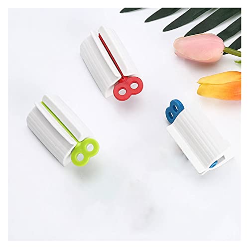 Qinndhto Tooth Paste Squeezer Facial Cleanser Press Rolling Holder Bathroom A...