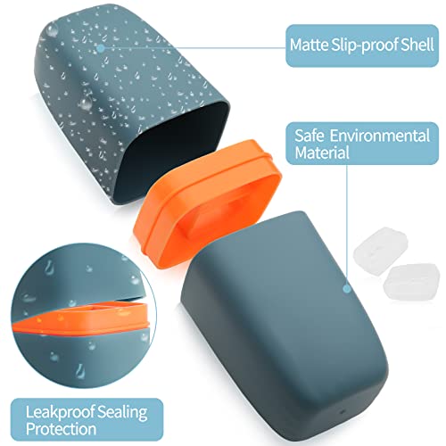Travel Toothbrush Container Case, Portable Toothbrush Holder, High-Capacity M...