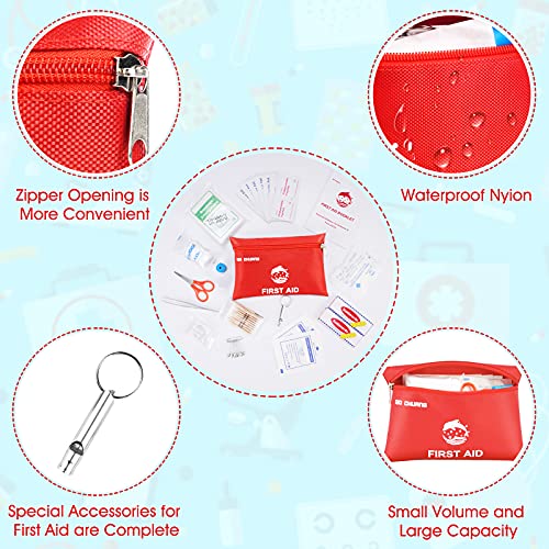 Small Travel First Aid Kit - 87 Piece Clean, Treat and Protect Most Injuries,...