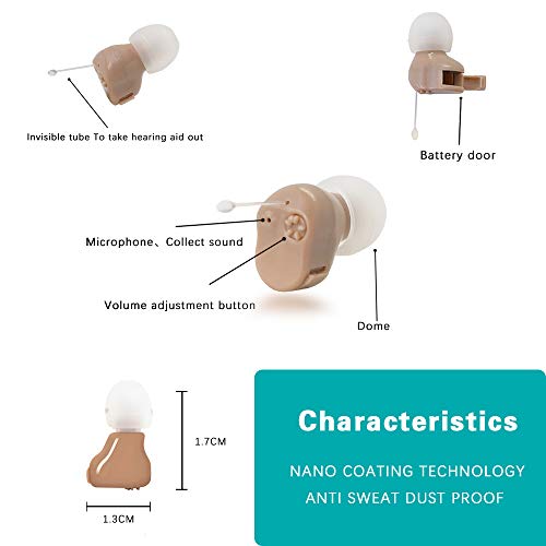 Mini Sound Amplifier, Ear Sound Enhancer, Noise Reduction, Enhanced Speech, F...