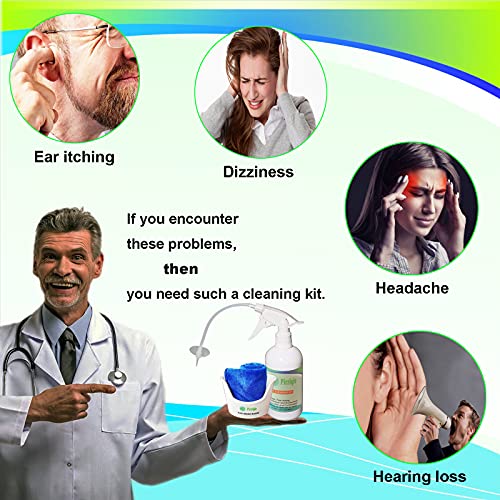 Ear Wax Removal Tool, Ear Cleaning Kits Safe Ear Irrigation Kit Ear Flush Kit...