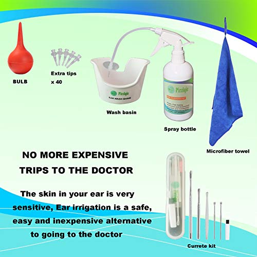 Ear Wax Removal Tool, Ear Cleaning Kits Safe Ear Irrigation Kit Ear Flush Kit...