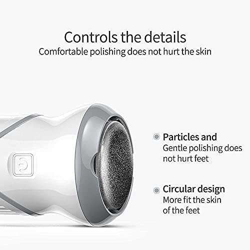 Electric Foot Grinder, Electronic Vacuum Foot File, Electric Feet Callus Remo...