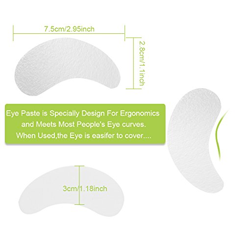 110 Pairs Eyelash Extension Gel Patches Kit, Lash Extension Lint Free Under H...