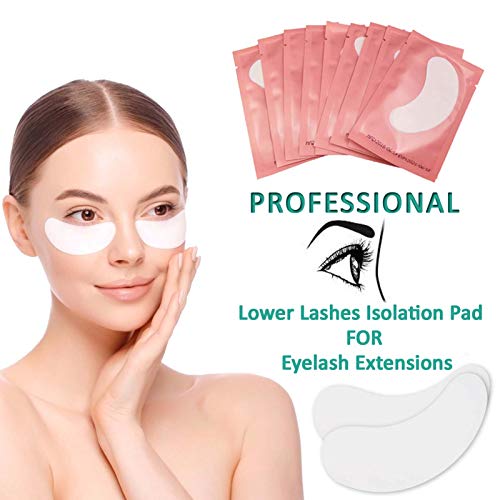 50 Pairs Under Eye Pads, Lint Free Lash Extension Eye Gel Patches for Beauty ...