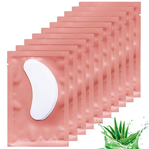 50 Pairs Under Eye Pads, Lint Free Lash Extension Eye Gel Patches for Beauty ...