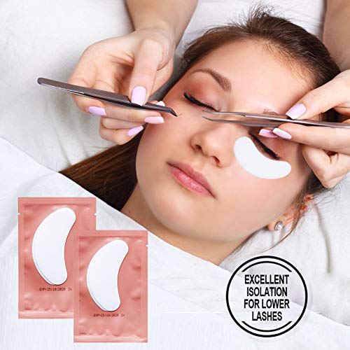 Under Eye Pads, Lint Free Lash Extension Eye Gel Patches for Beauty Salon Fal...