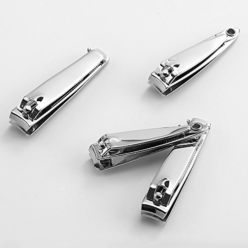4 Pcs Nail Clippers For Fingernails and Tonenail by QLL - Swing Out Nail Clea...
