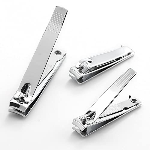4 Pcs Professional Stainless Steel Toenail Clipper and Fingernails by QLL - S...