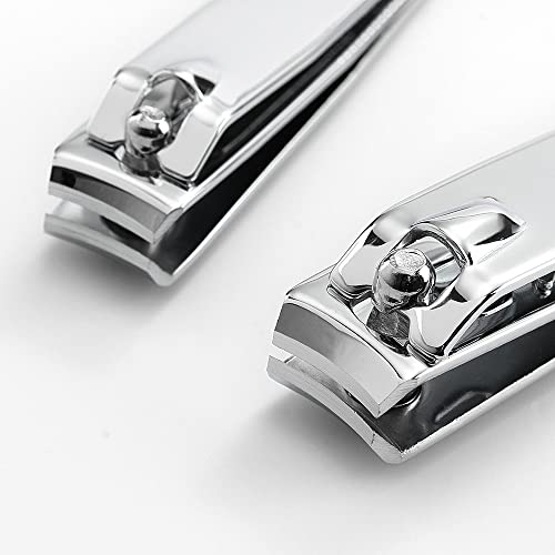 4 Pcs Professional Stainless Steel Toenail Clipper and Fingernails by QLL - S...