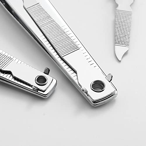 4 Pcs Professional Stainless Steel Toenail Clipper and Fingernails by QLL - S...