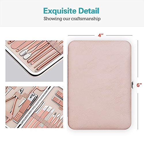 Manicure Pedicure Kit Nail Clippers Set High Quality Fingernails & Toenails V...
