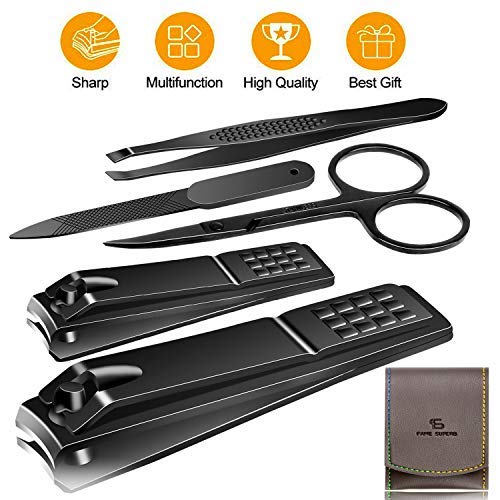 Manicure Pedicure Kit Nail Clippers Set High Quality Fingernails & Toenails V...
