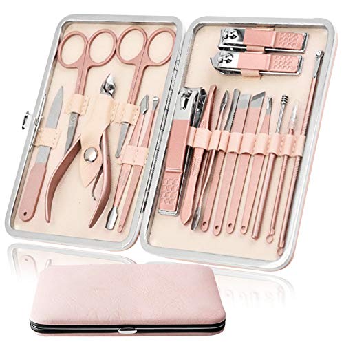 Manicure Pedicure Kit Nail Clippers Set High Quality Fingernails & Toenails V...