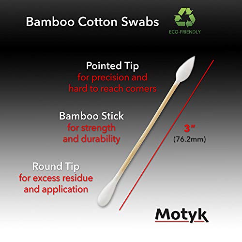 QMADIX ECO FRIENDLY COTTON SWABS 2-PACK BUDLE 1000PCS TOTAL!!!