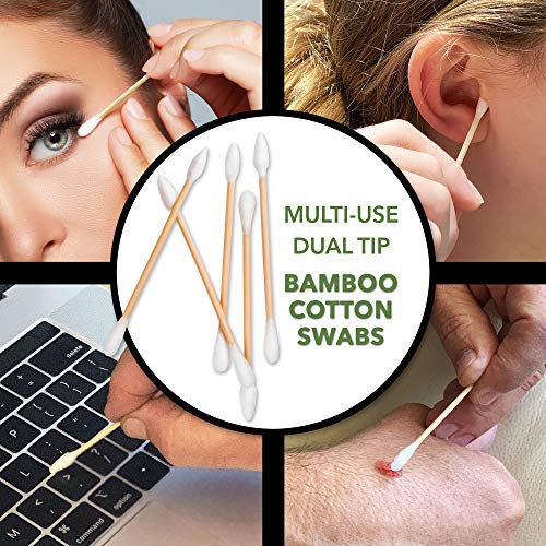 QMADIX ECO FRIENDLY COTTON SWABS 2-PACK BUDLE 1000PCS TOTAL!!!