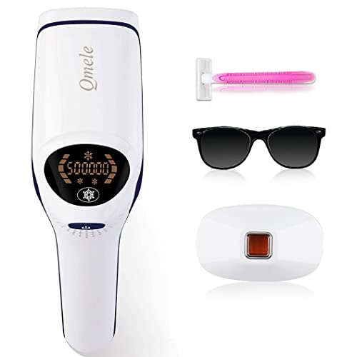 Qmele IPL Hair Removal for Women and Men Permanent Hair Remover with Ice Cool...