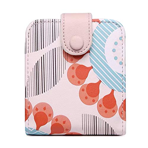 QMMD Lipstick Bag with Mirror Mini Lipsticks Organizer Leather Lipstick Case ...