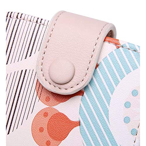 QMMD Lipstick Bag with Mirror Mini Lipsticks Organizer Leather Lipstick Case ...