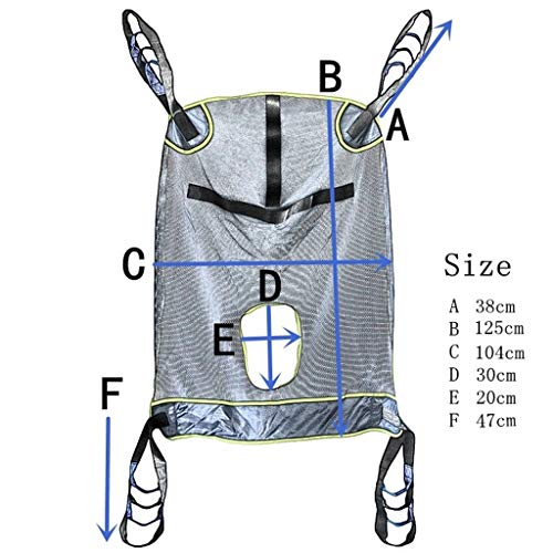 QMZDXH Transfer Belt Aid Transfer Sling Rehabilitation Belt Lower Limb Walkin...