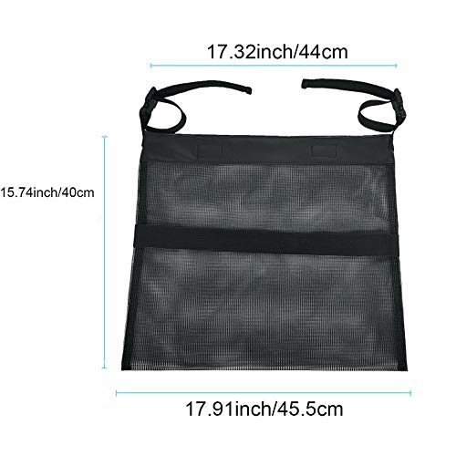 QMZDXH Wheelchair Bag Wheelchair Back Big Mesh Pocket Universal Wheelchair Ba...