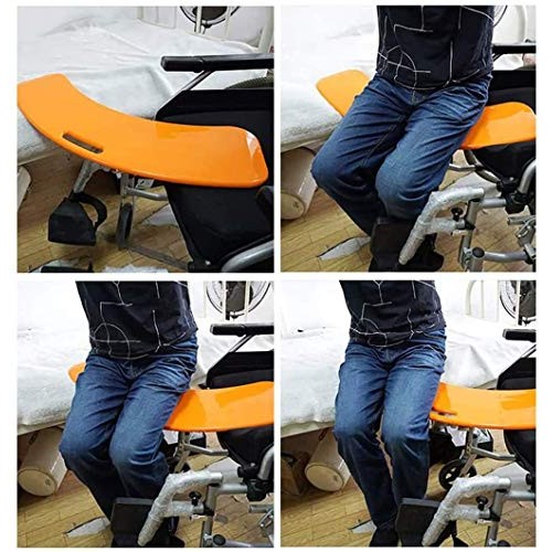 QMZDXH Wheelchair Transfer Board, Bed Car Curved Slide Board for Elderly Hand...