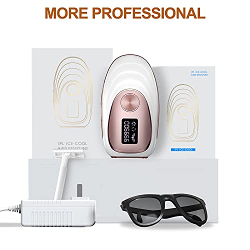 Laser Hair Removal for Women and Men,Ice Compress Hair Removal System Upgrade...