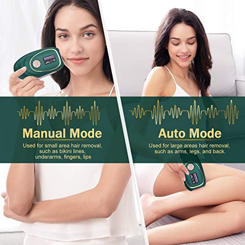 Laser Hair Removal With Cooling System, at-Home IPL Hair Removal for Women an...