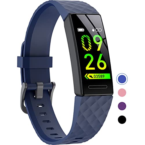 QOOGOT Fitness Tracker with Blood Oxygen SpO2 Heart Rate Sleep Monitor,Waterp...