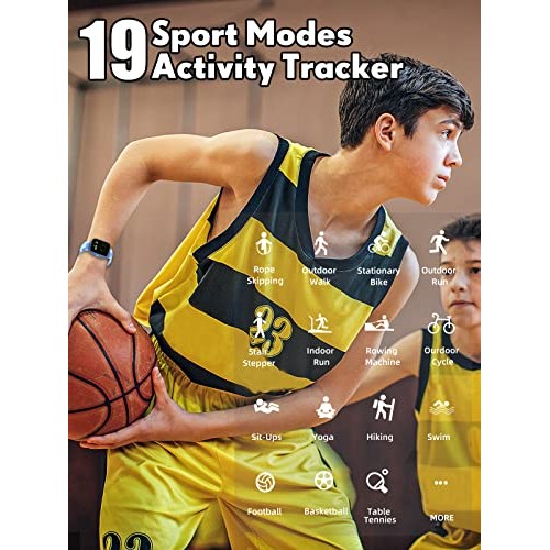 QOOGOT Kids Smart Watch for Boys Girls,Health Fitness Tracker with Heart Rate...